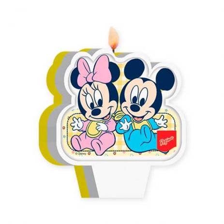 Vela Plana Baby Mickey E Amigos