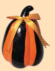 Abbora Decorativa Cermica Jack Laranja Unidade