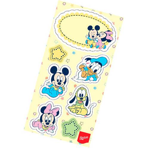 Lembrana Adesiva Baby Mickey E Amigos