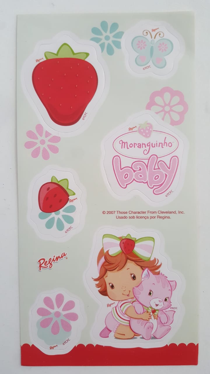 Adesivo Moranguinho Baby 04 Cartelas