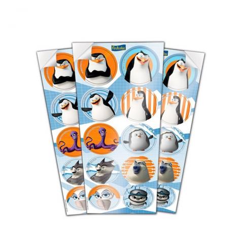 Adesivo Pinguins 30 Unidades