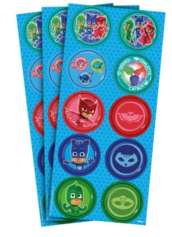Adesivo Red Pj Mask 30 Unidades