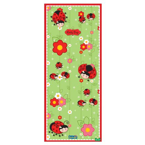 Adesivo Joaninha 4cm 30 Unidades