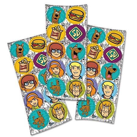 Adesivo Scooby Doo 30 Unidades