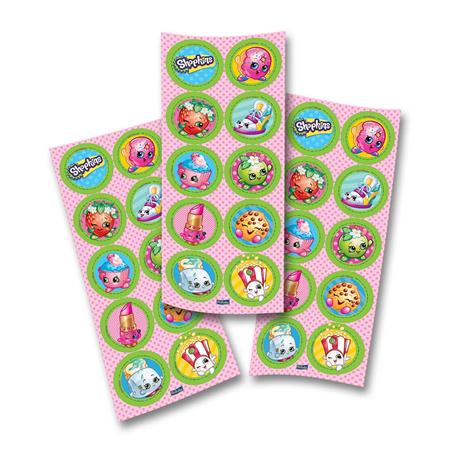Adesivo Shopkins 03 Cartelas