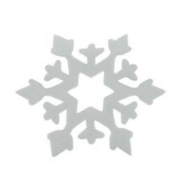 Aplique Flocos De Neve 5,5x6cm 10 unidades