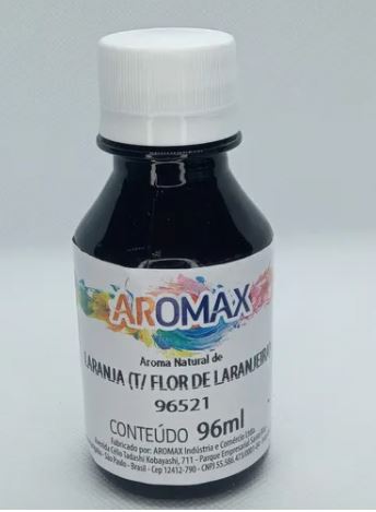 Aroma Artificial Lquido 96ml Aromax Laranja Tipo Flor De Laranjeira Unidade