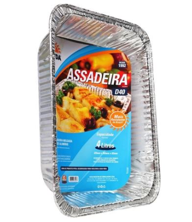 Assadeira Retangular 4 Litros D40 Unidade