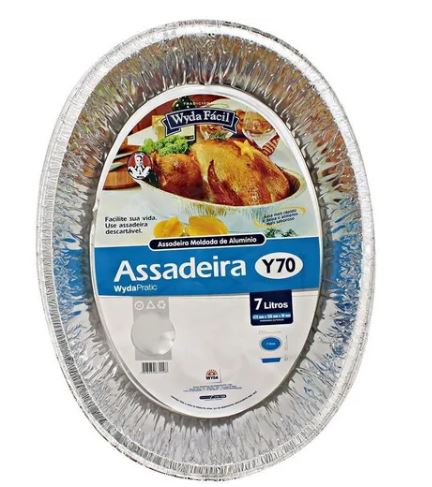 Assadeira Oval 7 Litros Unidade