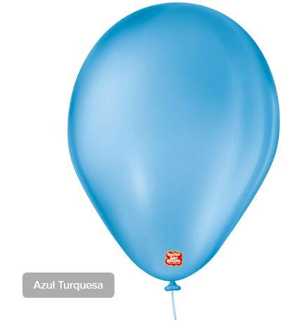 Balo N7 Imperial Azul Turquesa 50 Unidades