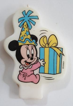 Vela Plana Minnie Baby