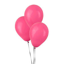 Balo N9 Liso Pink 50 Unidades