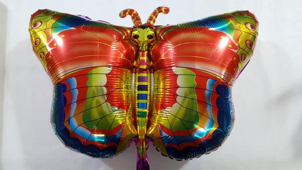Balo Metalizado Supershape Borboleta 60 cm unidade
