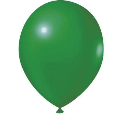 Balo N5 Redondo Liso Verde Bandeira 50 Unidades