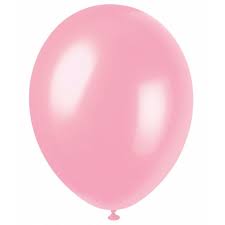 Balo N9 Liso Rosa Claro 50 Unidades