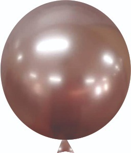 Balo N5 Redondo Alumnio Rose Gold 25 Unidades