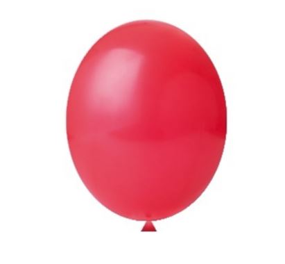 Balo N5 Redondo Liso Vermelho 50 Unidades