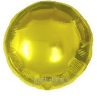 Balo Bola 18 Polegadas Metalizado Dourado Unidade