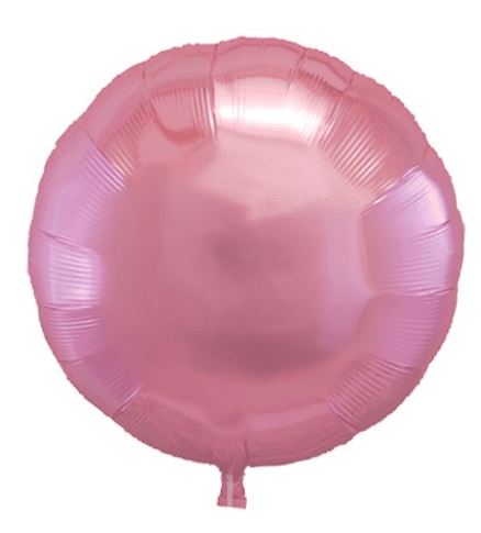 Balo Bola 18 Polegadas Metalizado Rosa Claro Unidade