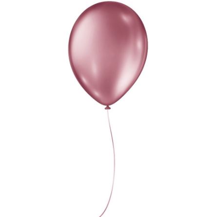 Balo N9 Metallic Rosa 25 Unidades
