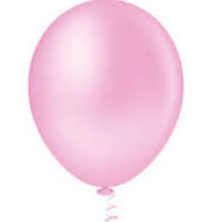 Balo N5 Redondo Liso Rosa Beb 50 Unidades