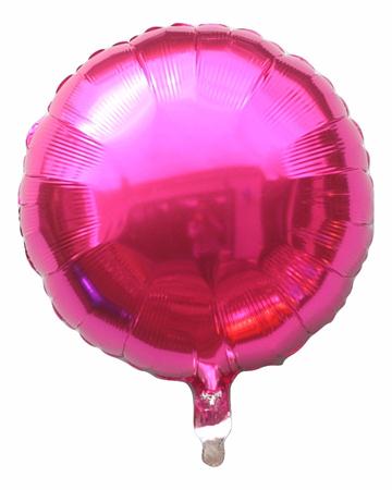 Balo Bola 18 Polegadas Metalizado Redondo Pink Party Unidade