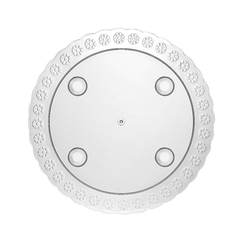Tabuleiro Redondo Cristal 40cm