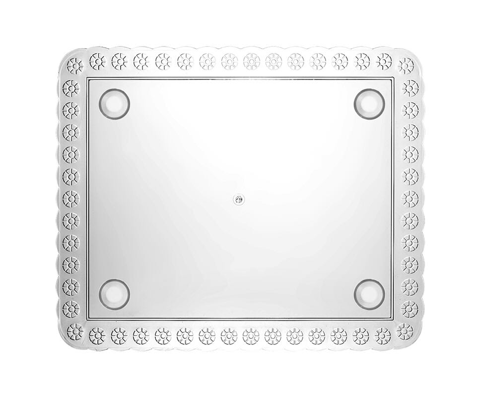 Tabuleiro Retangular Cristal Grande