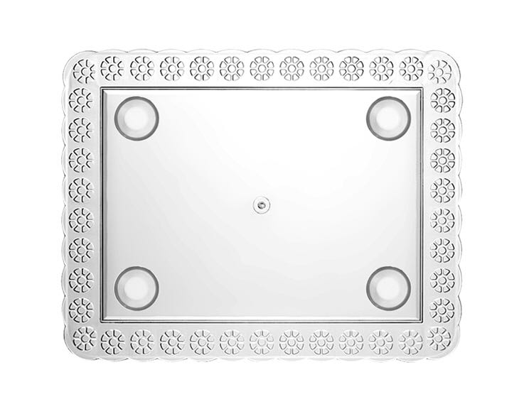 Tabuleiro Retangular Cristal Pequeno