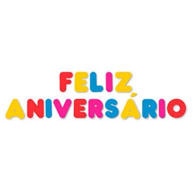 Faixa Feliz Aniversrio Unidade