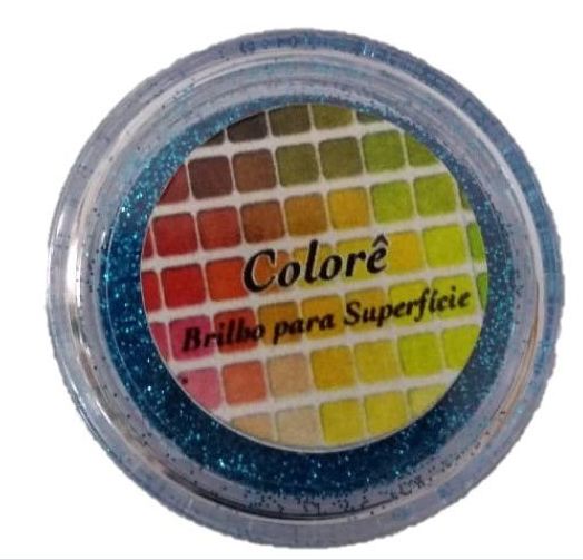 Corante Colore Brilho Para Superfcie 1,5g Azul
