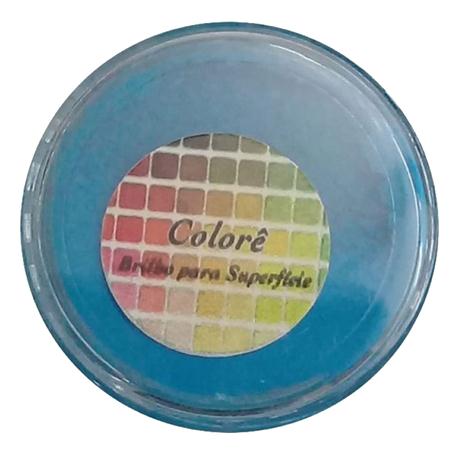 Corante Colore Brilho Para Superfcie 2g Azul Fluorescente