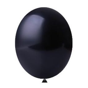 Balo N11 Redondo Liso Preto 50 Unidades