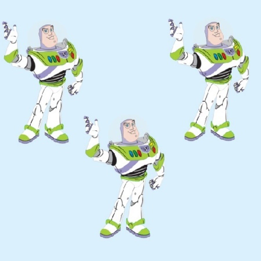Mini Personagem Buzz 06 Unidades