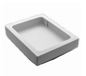 Caixa Crystal Retangular B 2 Branco Unidade