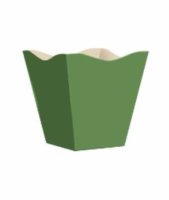 Cachepot Vintage Mini Verde Oliva Unidade