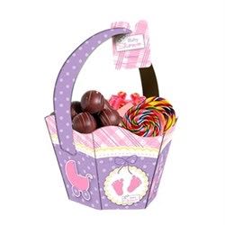 Cachepot Baby Shower Rosa