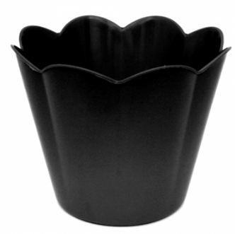 Cachepot Girassol Mini Preto