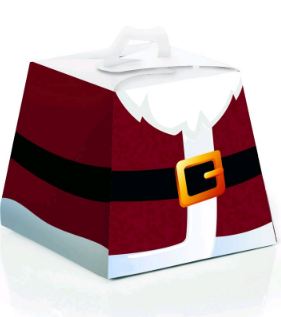 Caixa Panetone Noel 19x16,5x19 500 g 10 Unidades
