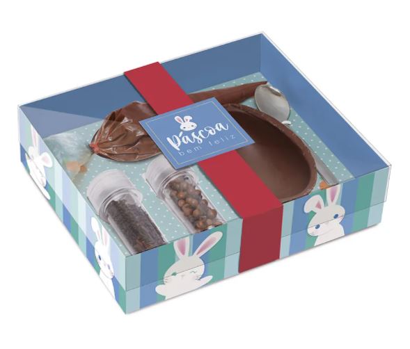 Caixa Kit Confeiteiro 100g Os Coelhinhos Azul Unidade