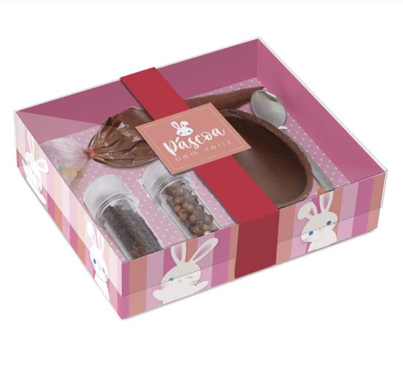 Caixa Kit Confeiteiro 100g Os Coelhinhos Rosa Unidade