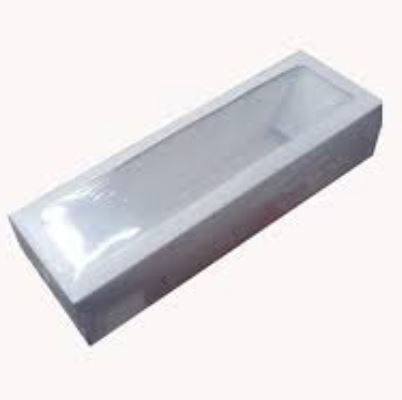 Caixa Macarrons Liso White 21,5x5x5 Unidade