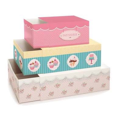 Caixa Para Bolo Patisserie Unidade