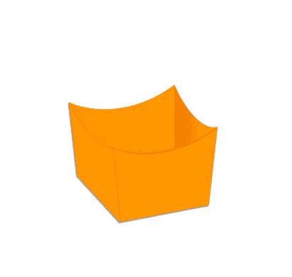 Caixeta Ready30 Branco Laranja