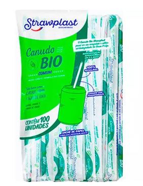 Canudo Sachet Papel 5mm 85 Strawplast Cristal It S Bio 100 Unidades