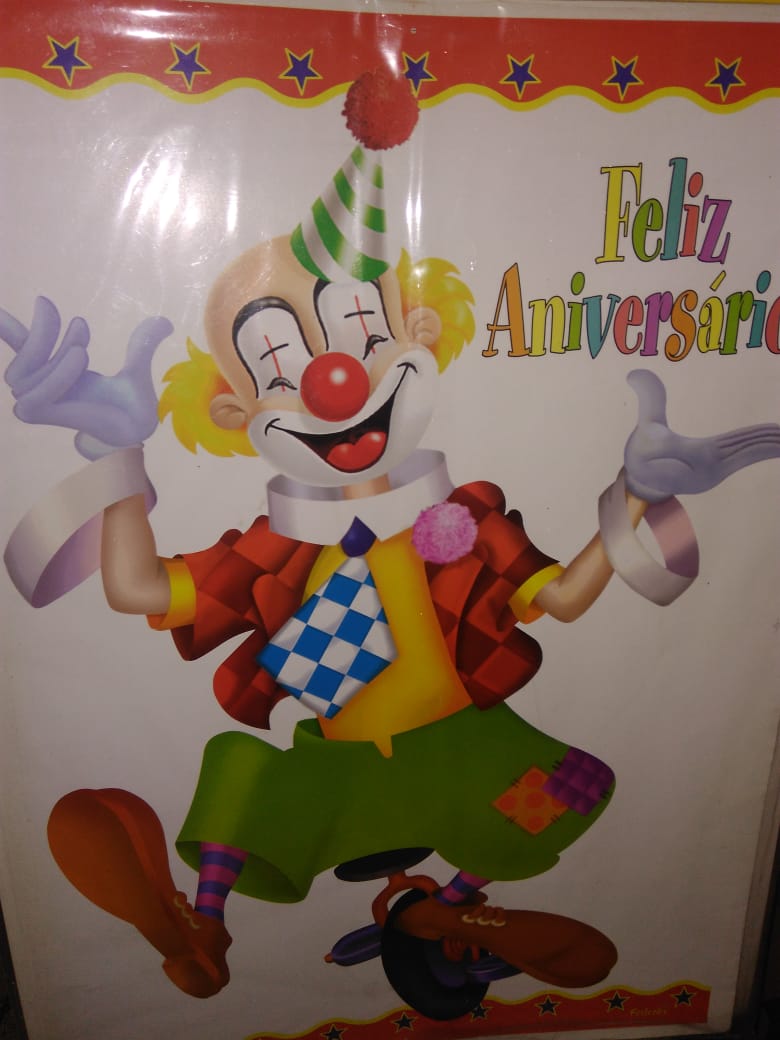 Painel Kit Decorativo Palhao Alegria New Unidade