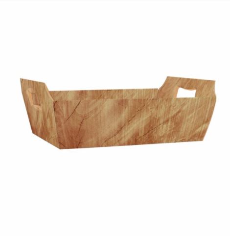 Cesta Carto Vintage 32x23x10 Albano Rustic Natural Unidade