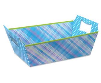 Cesta Carto M 18,5x12,5x5,5cm Azul 08 Unidades