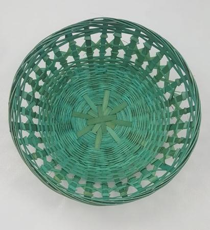 Cesta Palha Round Verde Unidade