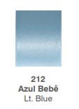 Fita Cetim Duplo T900/000 4mm Cor 212 Azul Beb Unidade